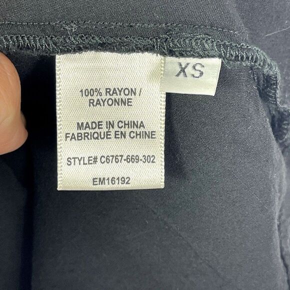 Cloth & Stone Shift Dress Black Tie Back Halter, XS - Picture 6 of 7